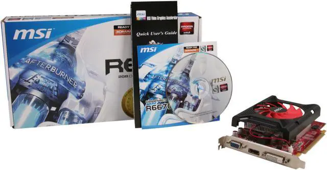 Alt view image 5 of 5 - MSI Radeon HD 6670 2GB DDR3 PCI Express 2.1 x16 Graphics Card R6670-MD2GD3