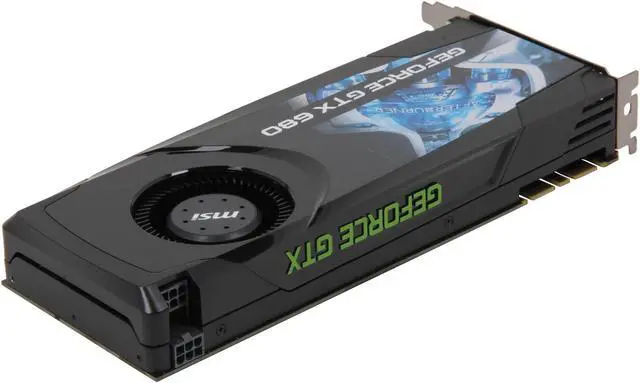 Alt view image 5 of 6 - MSI GeForce GTX 680 2GB GDDR5 PCI Express 3.0 x16 SLI Support Graphics Card N680GTX-PM2D2GD5