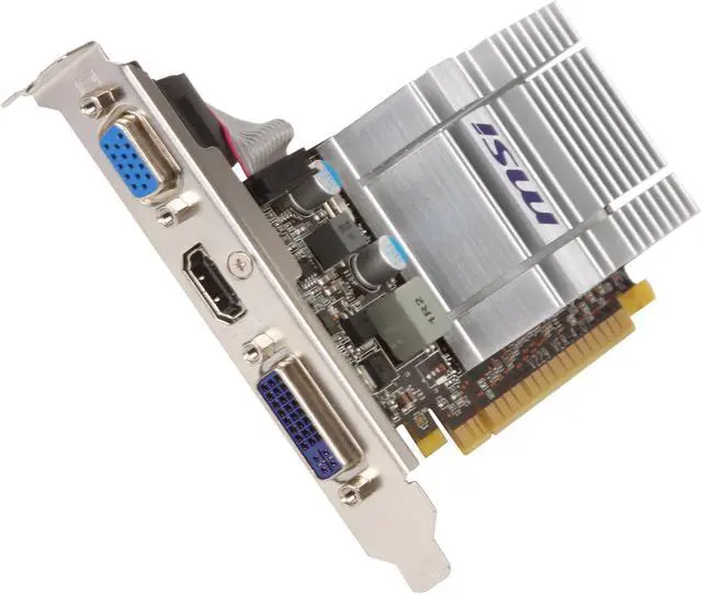 Main image of MSI GeForce 8400 GS 512MB DDR3 (Turbocache 1GB) DDR3 PCI Express 2.0 x16 Low Profile Graphics Card N8400GS-MD512H/TC