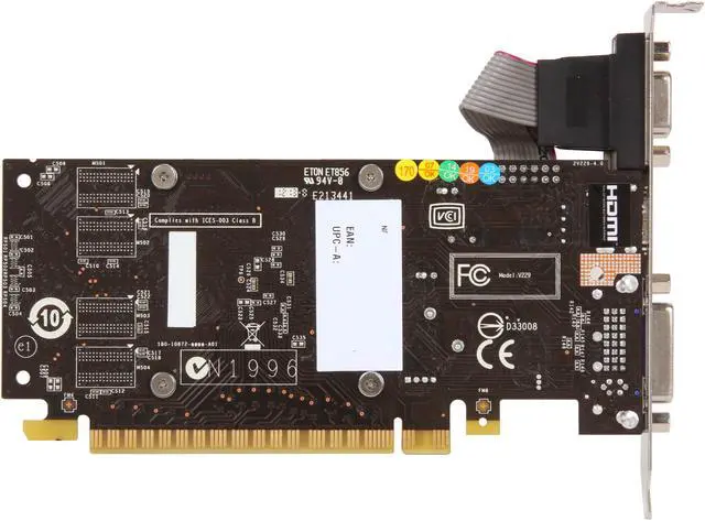 Alt view image 4 of 5 - MSI GeForce 8400 GS 512MB DDR3 (Turbocache 1GB) DDR3 PCI Express 2.0 x16 Low Profile Graphics Card N8400GS-MD512H/TC