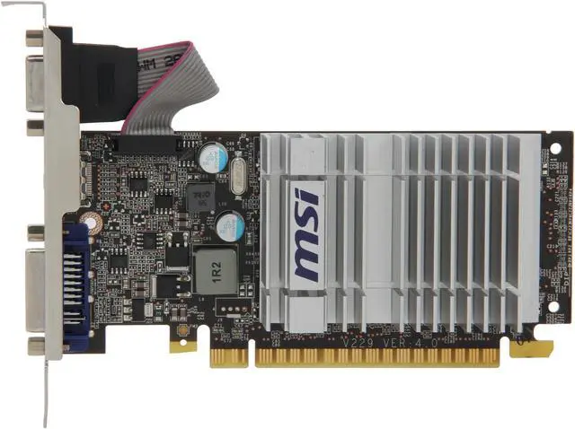 Alt view image 3 of 5 - MSI GeForce 210 512MB onboard (TurboCache 1GB) DDR3 PCI Express 2.0 x16 Low Profile Ready Graphics Card N210-MD512D3H/TC
