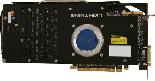 Alt view image 4 of 6 - MSI Radeon HD 7970 3GB GDDR5 PCI Express 3.0 x16 CrossFireX Support Graphics Card R7970 PE 3GD5