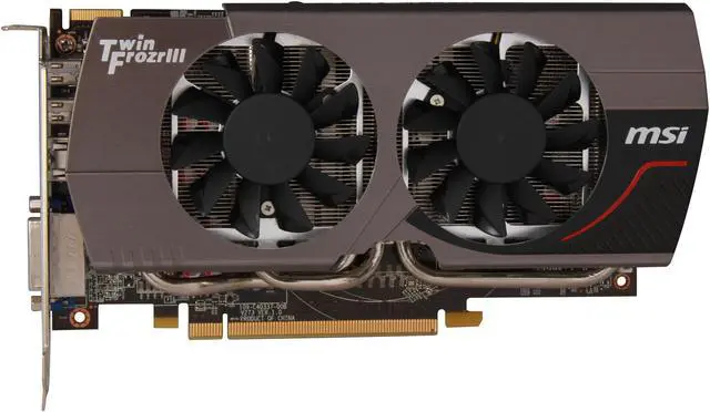 Alt view image 3 of 6 - MSI Radeon HD 7850 2GB GDDR5 PCI Express 3.0 x16 CrossFireX Support Graphics Card R7850 Twin Frozr 2GD5