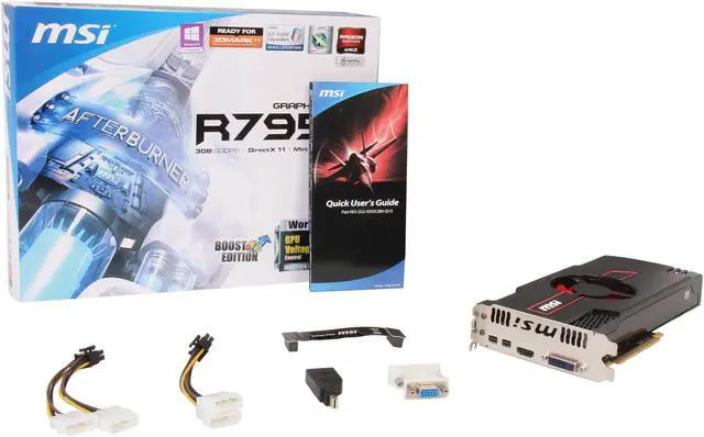 Alt view image 6 of 6 - MSI Radeon HD 7950 3GB GDDR5 PCI Express 3.0 x16 CrossFireX Support Graphics Card R7950-3GD5/OC BE