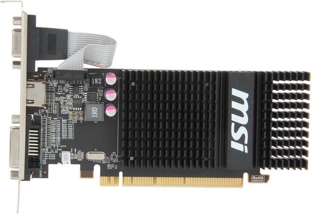Alt view image 4 of 5 - MSI Radeon HD 6450 2GB DDR3 PCI Express 2.0 x16 Low Profile Graphics Card R6450-2GD3H/LP