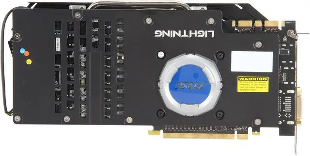 Alt view image 4 of 6 - MSI N770 Lightning G-SYNC Support GeForce GTX 770 2GB 256-Bit GDDR5 PCI Express 3.0 SLI Support Video Card