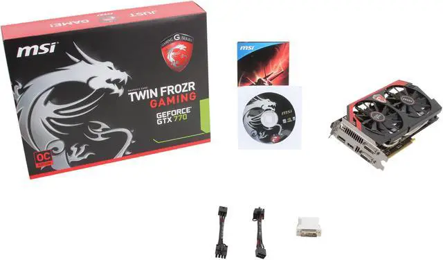Alt view image 6 of 6 - MSI Gaming N770 TF 4GD5/OC G-SYNC Support GeForce GTX 770 4GB 256-Bit GDDR5 PCI Express 3.0 HDCP Ready SLI Support Video Card