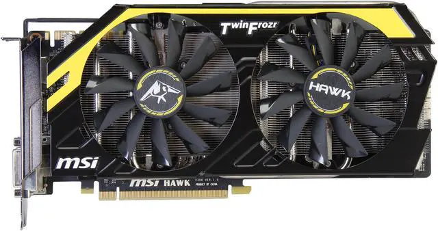 Alt view image 3 of 6 - MSI N760 HAWK G-SYNC Support GeForce GTX 760 2GB 256-Bit GDDR5 PCI Express 3.0 x16 HDCP Ready SLI Support Video Card