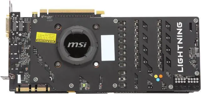 Alt view image 4 of 6 - MSI N780 LIGHTNING G-SYNC Support GeForce GTX 780 3GB 384-Bit GDDR5 PCI Express 3.0 HDCP Ready SLI Support Video Card