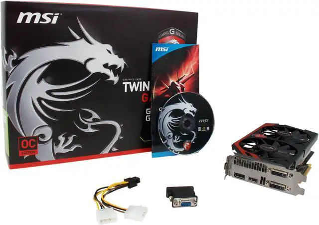 Alt view image 6 of 6 - MSI N660 Gaming 2GD5/OC G-SYNC Support GeForce GTX 660 2GB 192-Bit GDDR5 PCI Express 3.0 x16 SLI Support Video Card