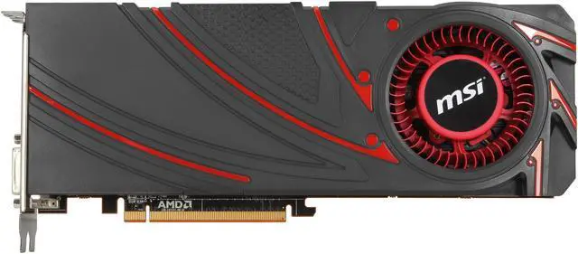 Alt view image 3 of 6 - MSI Radeon R9 290 4GB GDDR5 PCI Express 3.0 CrossFireX Support Graphics Card R9 290 4GD5 (V803)
