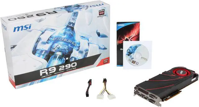 Alt view image 6 of 6 - MSI Radeon R9 290 4GB GDDR5 PCI Express 3.0 CrossFireX Support Graphics Card R9 290 4GD5 (V803)