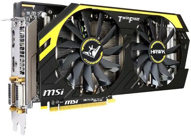 Alt view image 3 of 15 - MSI Radeon R9 270X 2GB GDDR5 PCI Express 3.0 CrossFireX Support Graphics Card R9 270X HAWK