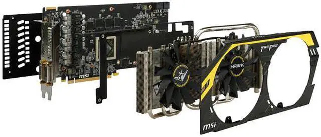 Alt view image 7 of 15 - MSI Radeon R9 270X 2GB GDDR5 PCI Express 3.0 CrossFireX Support Graphics Card R9 270X HAWK