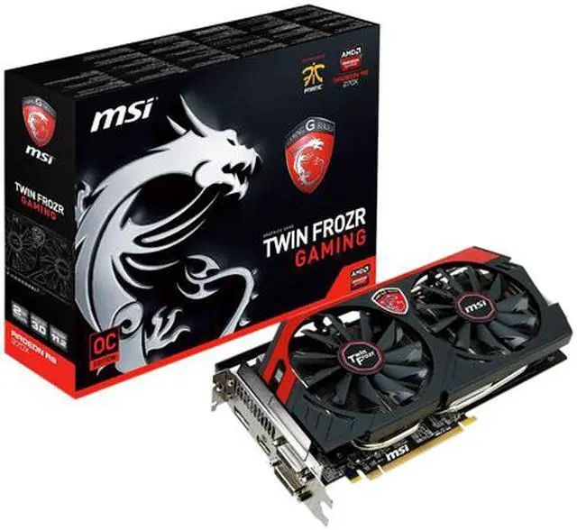 Alt view image 7 of 7 - MSI Radeon R9 270X 2GB GDDR5 PCI Express 3.0 x16 CrossFireX Support Graphics Card R9 270X GAMING 2G