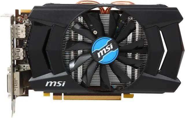Alt view image 3 of 6 - MSI Radeon R7 260X 2GB GDDR5 PCI Express 3.0 CrossFireX Support Graphics Card R7 260X 2GD5 OC