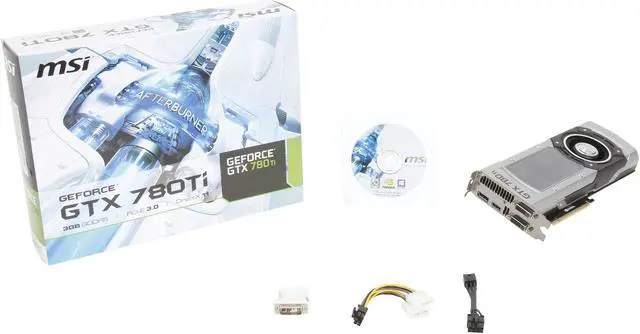 Alt view image 6 of 6 - MSI GeForce GTX 780 Ti 3GB GDDR5 PCI Express 3.0 SLI Support Graphics Card GTX 780Ti 3GD5