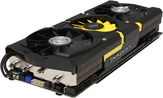 Alt view image 5 of 6 - MSI R9 290X LIGHTNING 4GB 512-Bit GDDR5 PCI Express 3.0 HDCP Ready CrossFireX Support Video Card