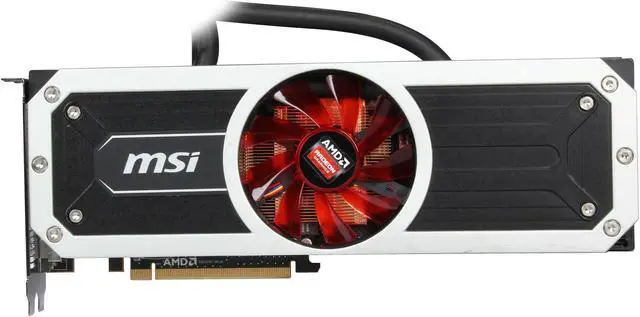 Alt view image 3 of 12 - MSI Radeon R9 295x2 8GB GDDR5 PCI Express 3.0 CrossFireX Support Graphics Card R9 295X2 8GD5
