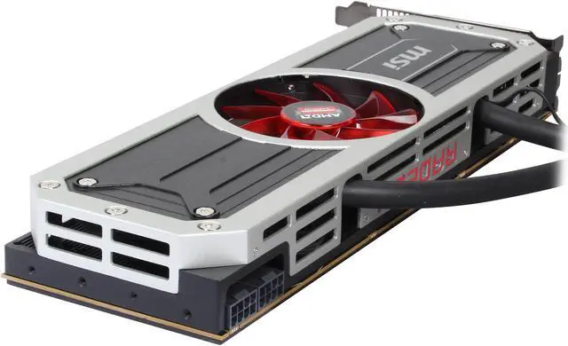 Alt view image 5 of 12 - MSI Radeon R9 295x2 8GB GDDR5 PCI Express 3.0 CrossFireX Support Graphics Card R9 295X2 8GD5