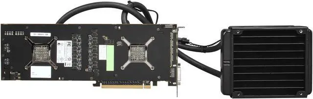 Alt view image 10 of 12 - MSI Radeon R9 295x2 8GB GDDR5 PCI Express 3.0 CrossFireX Support Graphics Card R9 295X2 8GD5