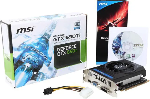 Alt view image 6 of 6 - MSI GeForce GTX 650 Ti 1GB GDDR5 PCI Express 2.0 Graphics Card N650Ti-1GD5/OCV4