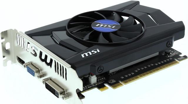 N740-2GD5 MSI GeForce GT 740 2GB 128-Bit GDDR5 PCI-Express 3.0 HDCP Ready  D-SUB HDMI Video Graphics Card