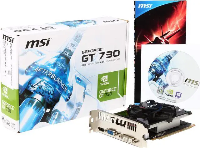 Alt view image 5 of 5 - MSI GeForce GT 730 2GB DDR3 PCI Express 2.0 Graphics Card N730-2GD3