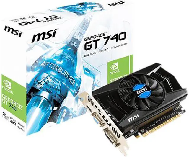 Alt view image 5 of 5 - MSI GeForce GT 740 2GB DDR3 PCI Express 3.0 x16 Plug-in Card Graphics Card N740-2GD3