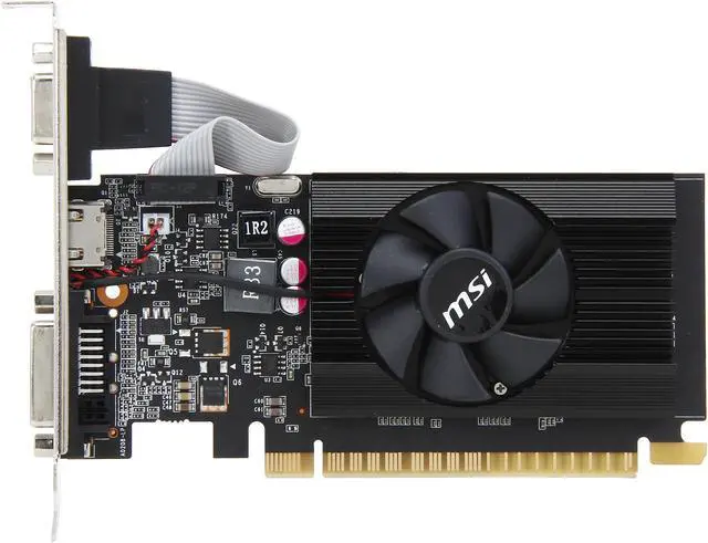 Alt view image 3 of 5 - MSI GeForce GT 720 2GB DDR3 PCI Express 2.0 x16 Low Profile Graphics Card N720-2GD3LP