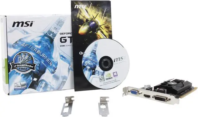 Alt view image 5 of 5 - MSI GeForce GT 720 2GB DDR3 PCI Express 2.0 x16 Low Profile Graphics Card N720-2GD3LP