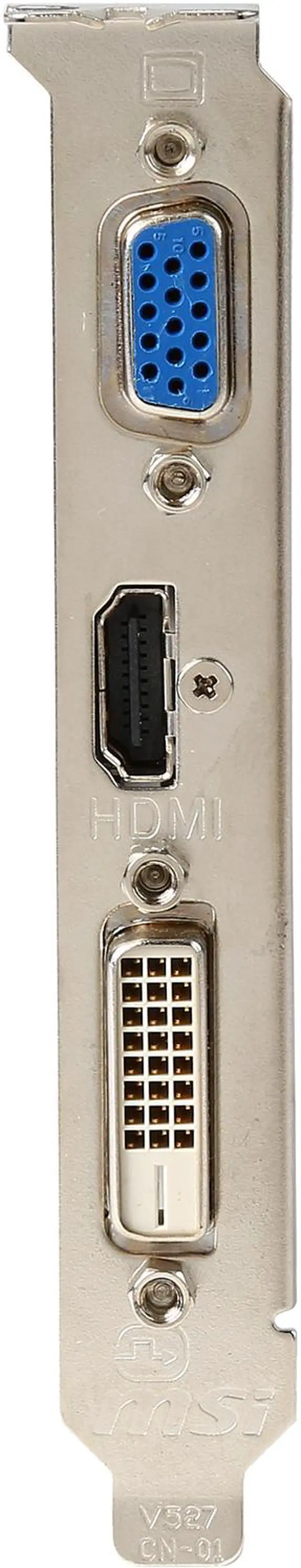 Alt view image 2 of 5 - MSI Radeon HD 6450 1GB DDR3 PCI Express 2.1 x16 Low Profile Ready Graphics Card R6450-MD1GD3/LP-R