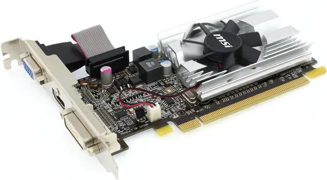 Low Profile Placa De Video Hd 6450 1gb Ddr3 Refurbished: MSI