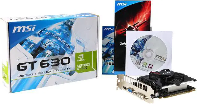 Alt view image 5 of 5 - MSI GeForce GT 630 4GB DDR3 PCI Express 2.0 x16 Graphics Card N630GT-MD4GD3-R