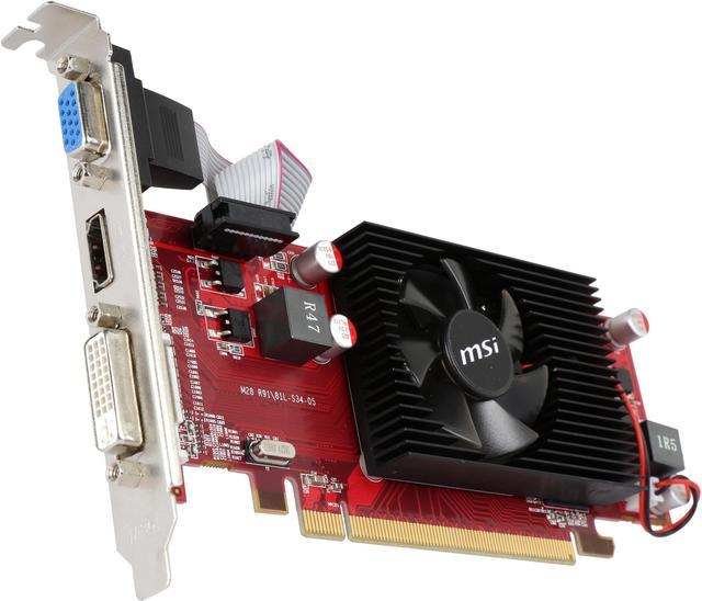 Refurbished MSI Radeon HD 6450 Video Card R6450 MD2GD3 LP