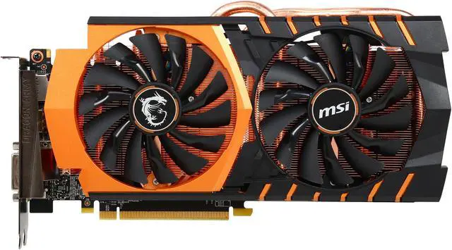 Alt view image 3 of 6 - MSI GM204-200 (Maxwell) 4GB GDDR5 PCI Express 3.0 x16 SLI Support ATX Graphics Card GTX 970 GAMING 4G Golden Edition