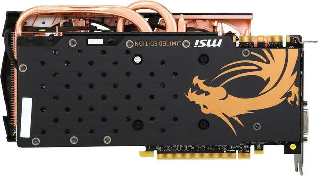 Alt view image 4 of 6 - MSI GM204-200 (Maxwell) 4GB GDDR5 PCI Express 3.0 x16 SLI Support ATX Graphics Card GTX 970 GAMING 4G Golden Edition