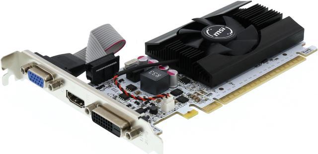 MSI GeForce GT 730 Video Card N730K-2GD3H/LPV1 