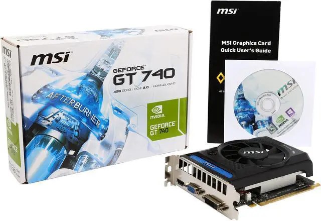 Alt view image 5 of 5 - MSI GeForce GT 740 4GB DDR3 PCI Express 3.0 x16 ATX Graphics Card N740-4GD3
