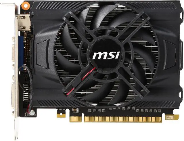 Alt view image 3 of 6 - MSI GeForce GTX 650 2GB GDDR5 PCI Express 3.0 Graphics Card N650-2GD5/OC-R