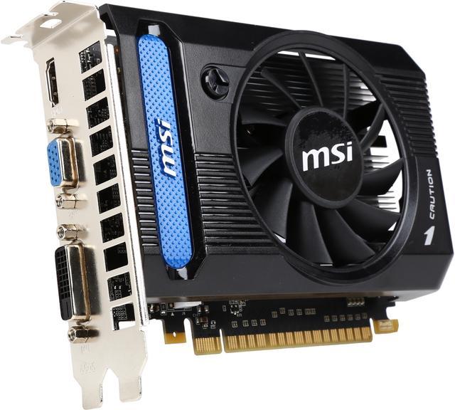 N740-2GD5 MSI GeForce GT 740 2GB 128-Bit GDDR5 PCI-Express 3.0 HDCP Ready  D-SUB HDMI Video Graphics Card