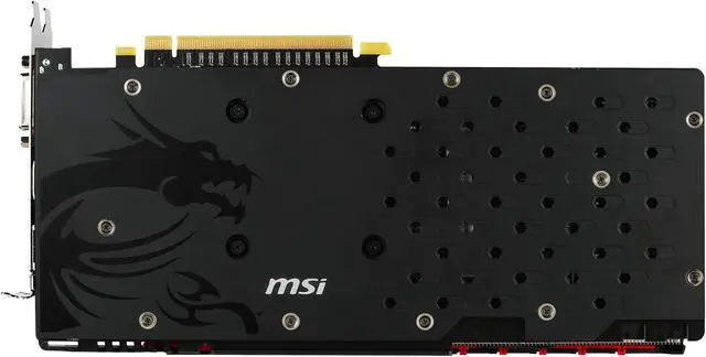 Alt view image 6 of 7 - MSI Radeon R9 390X 8GB GDDR5 CrossFireX Support ATX Graphics Card R9 390X GAMING 8G LE