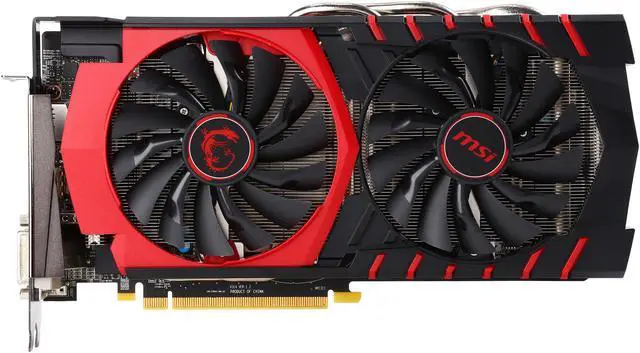Alt view image 4 of 6 - MSI Radeon R9 380 2GB GDDR5 PCI Express 3.0 CrossFireX Support ATX Graphics Card R9 380 GAMING 2G