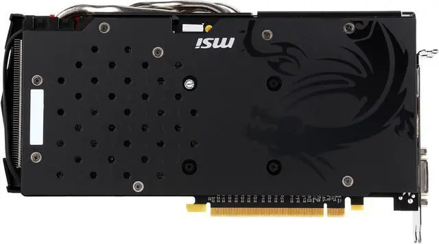 Alt view image 5 of 6 - MSI Radeon R9 380 2GB GDDR5 PCI Express 3.0 CrossFireX Support ATX Graphics Card R9 380 GAMING 2G
