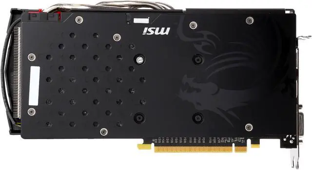 Alt view image 5 of 6 - MSI Radeon R9 380 4GB GDDR5 PCI Express 3.0 x16 CrossFireX Support ATX Graphics Card R9 380 GAMING 4G