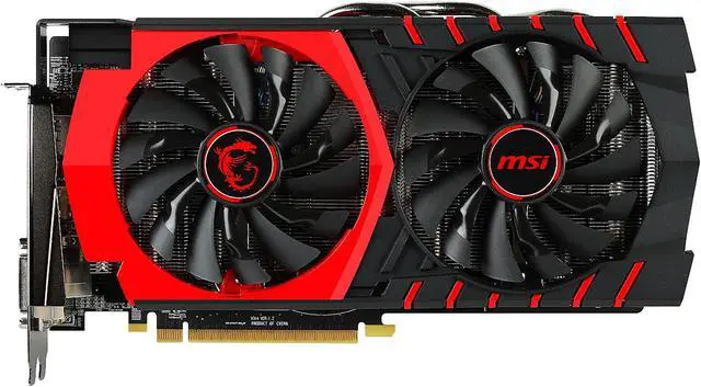 Alt view image 4 of 7 - MSI Radeon R9 380 4GB GDDR5 CrossFireX Support ATX Graphics Card R9 380 GAMING 4G LE