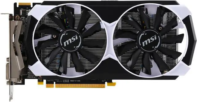Alt view image 4 of 6 - MSI Radeon R7 370 2GB GDDR5 PCI Express 3.0 x16 CrossFireX Support ATX Graphics Card R7 370 2GD5T OC