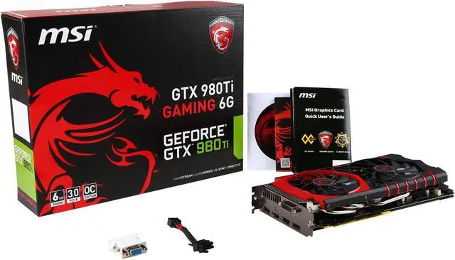 Alt view image 7 of 6 - MSI GeForce GTX 980 Ti GAMING 6G