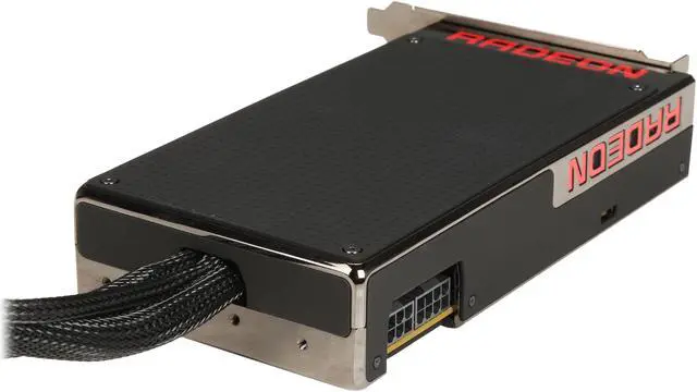 Alt view image 6 of 9 - MSI Radeon R9 Fury X 4GB HBM PCI Express 3.0 CrossFireX Support ATX Graphics Card R9 Fury X 4G