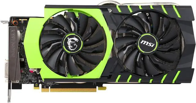 Alt view image 3 of 6 - MSI GeForce GTX 970 4GB GDDR5 PCI Express 3.0 SLI Support ATX Graphics Card GTX 970 GAMING LE 100ME